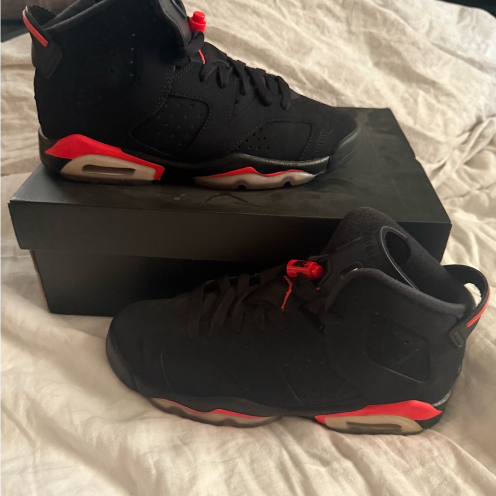 Jordan Air 6 Retro Black and Infrared